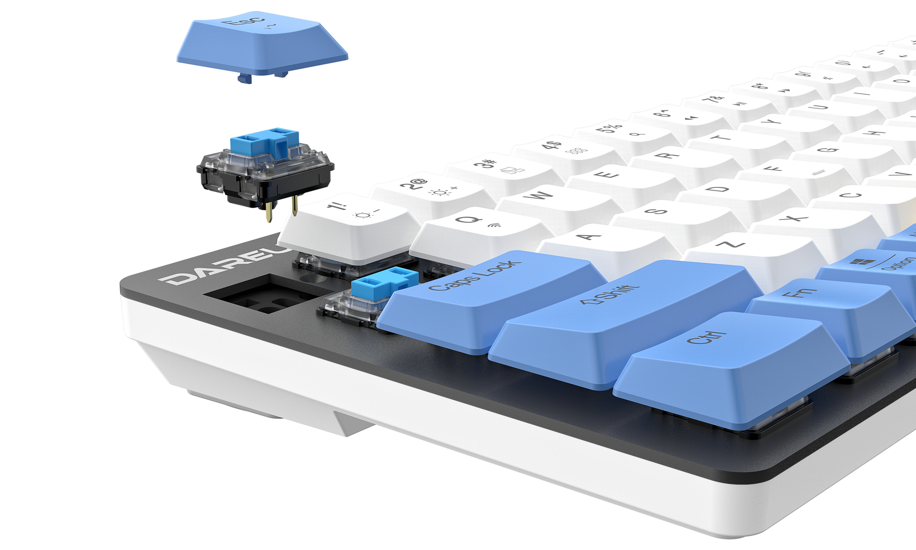 Bàn phím cơ không dây DAREU EK868 - 68KEY (SLIM, D-KAILH switch)