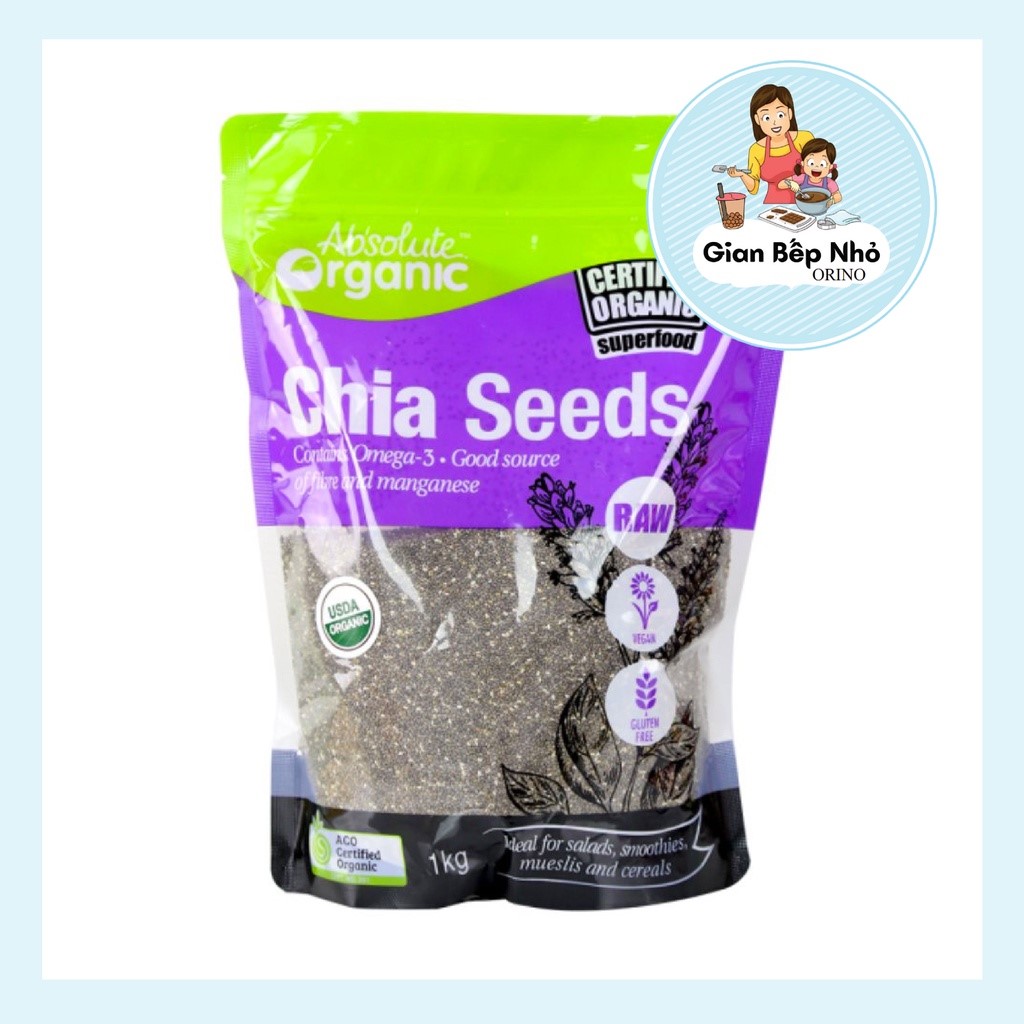 Hạt Chia Úc Organic Chia Seeds 100GR ( LOẠI 1 )