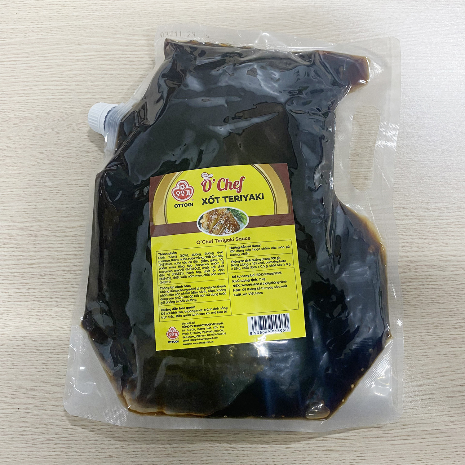 Xốt Teriyaki O'chef Otoki 2kg