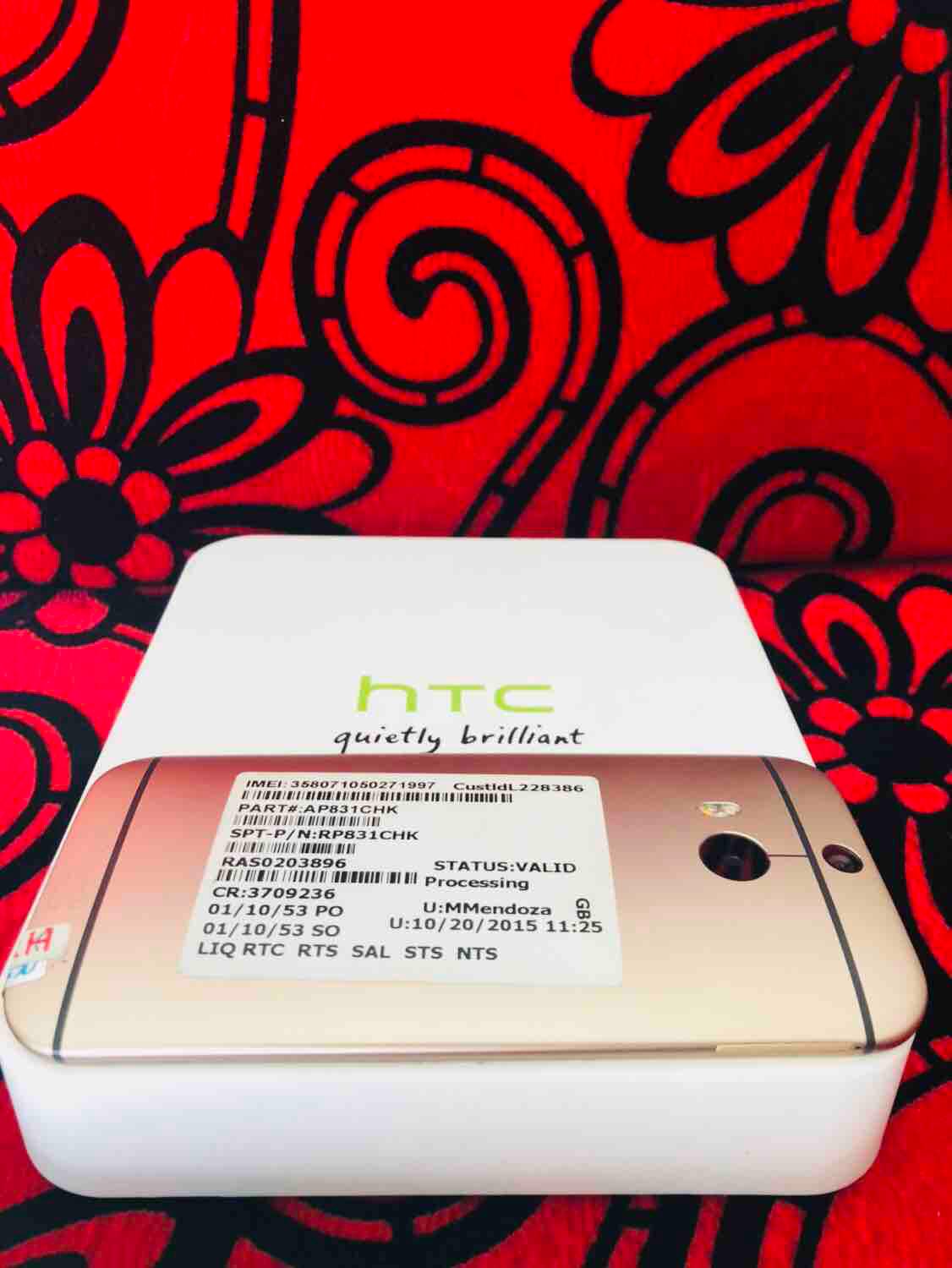 [HCM]HTC ONE M8 RAM 2GB MỚI NGUYÊN CON FULLBOX