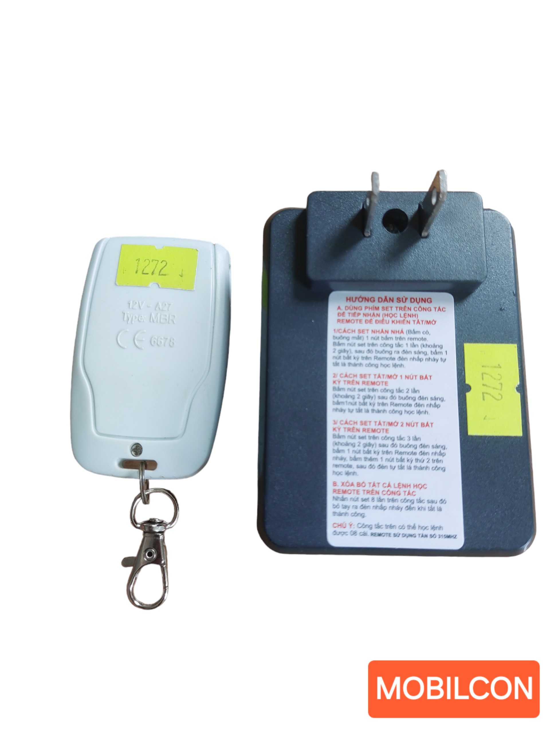 ( MOBILCON 2000W - 50M ) Bộ Ổ Cắm Tắt/ Mở Điều Khiển Từ Xa Mobilcon
