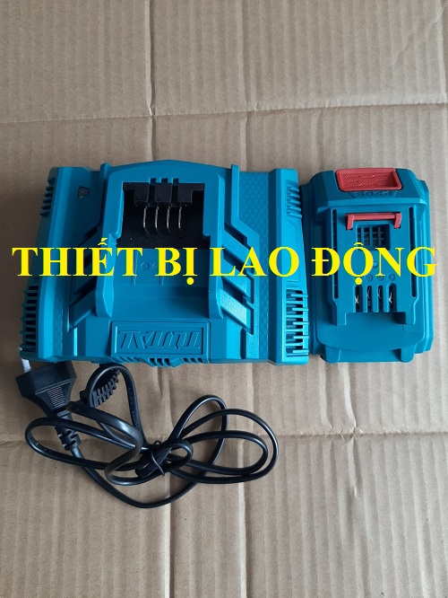 COMBO SẠC NHANH,PIN 20V TOTAL TFCLI2003 TFBLI2001