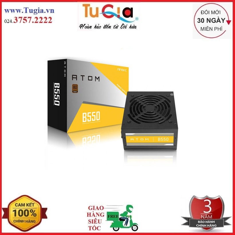 Nguồn máy tính ATOM B550 Công suất thực 550W
