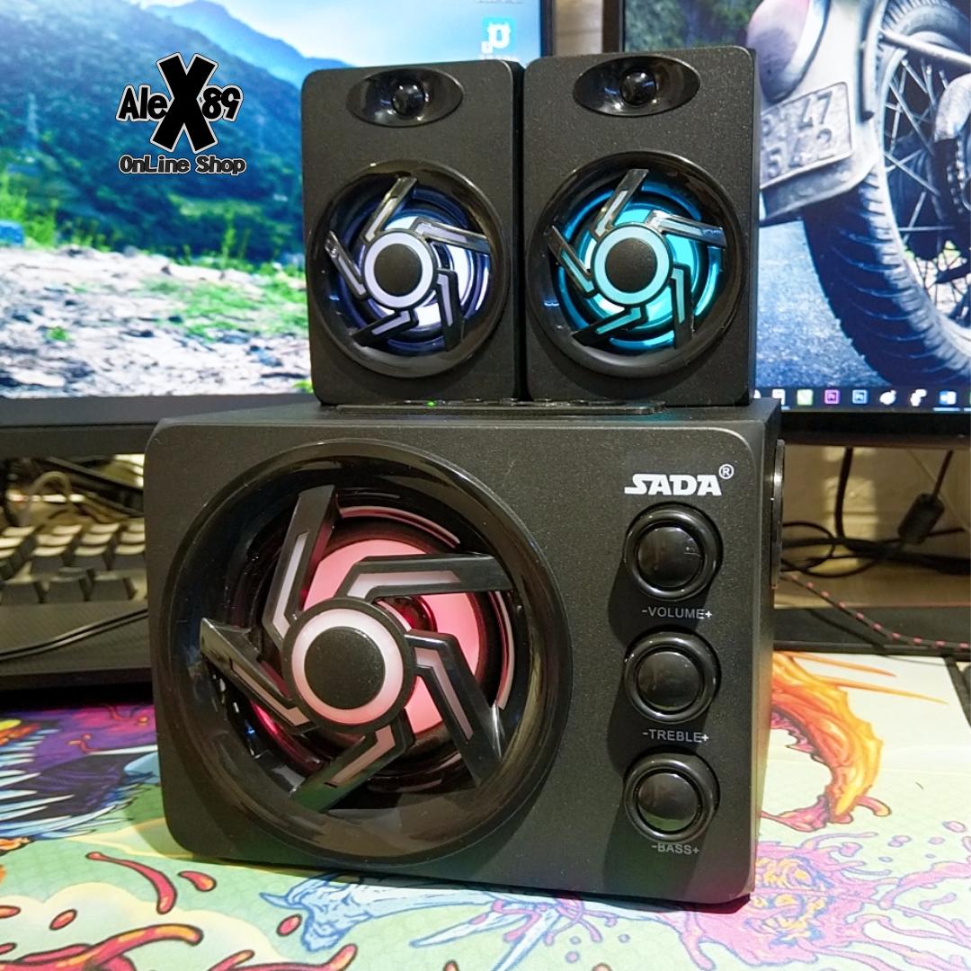 🔥17.9 - 30.9🔥Loa Vi Tính Sada D209 Gaming Bluetooth Siêu Trầm