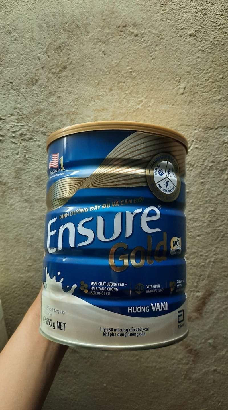 Sữa Bột Ensure Gold Hương Vani 850g