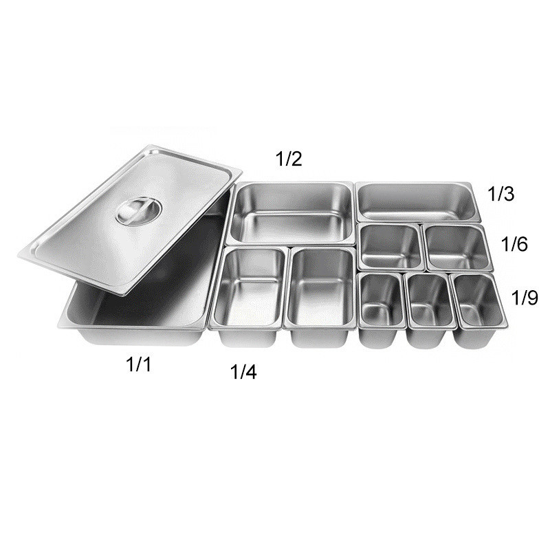 [HCM]Khay Inox Đựng Topping 1/6 (V2)
