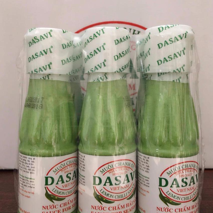 Combo 2 chai muối chanh ớt Dasavi loại lớn [260g]