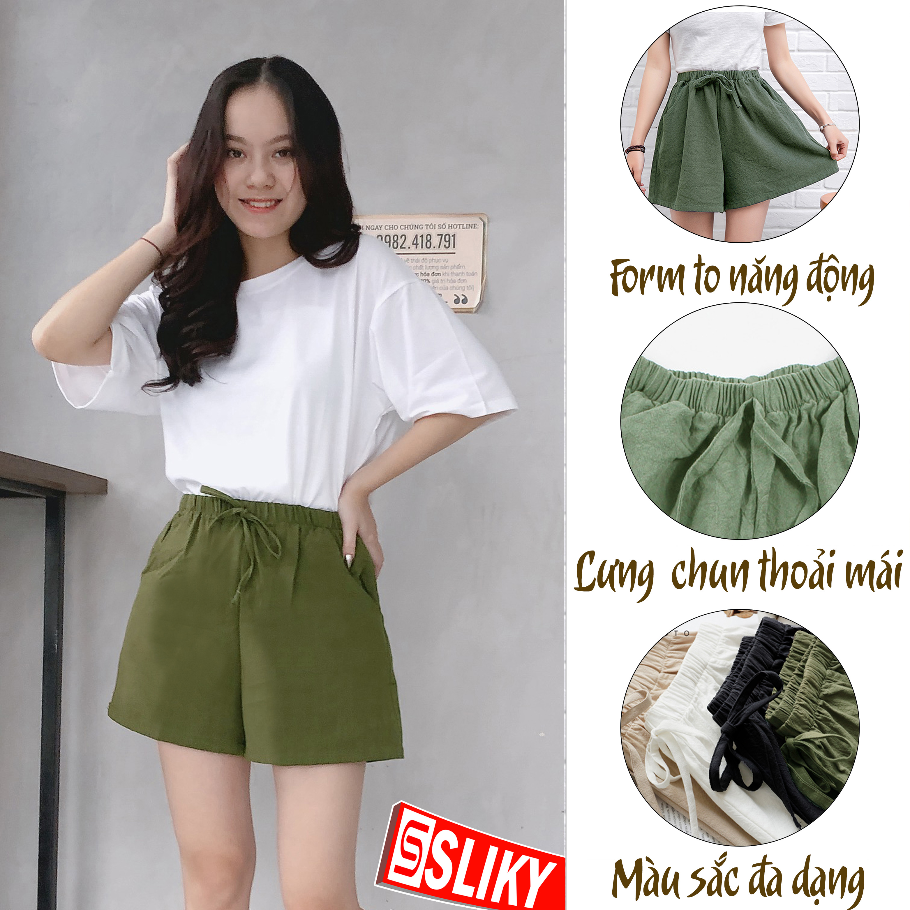 Quần short đũi nữ - Quần short nữ - SD01