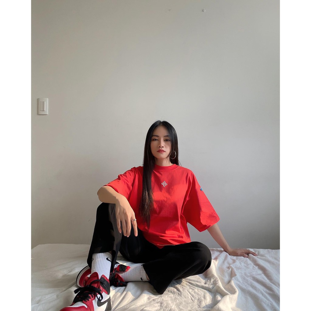 Áo thun LEVENTS XL Logo/ Red white!