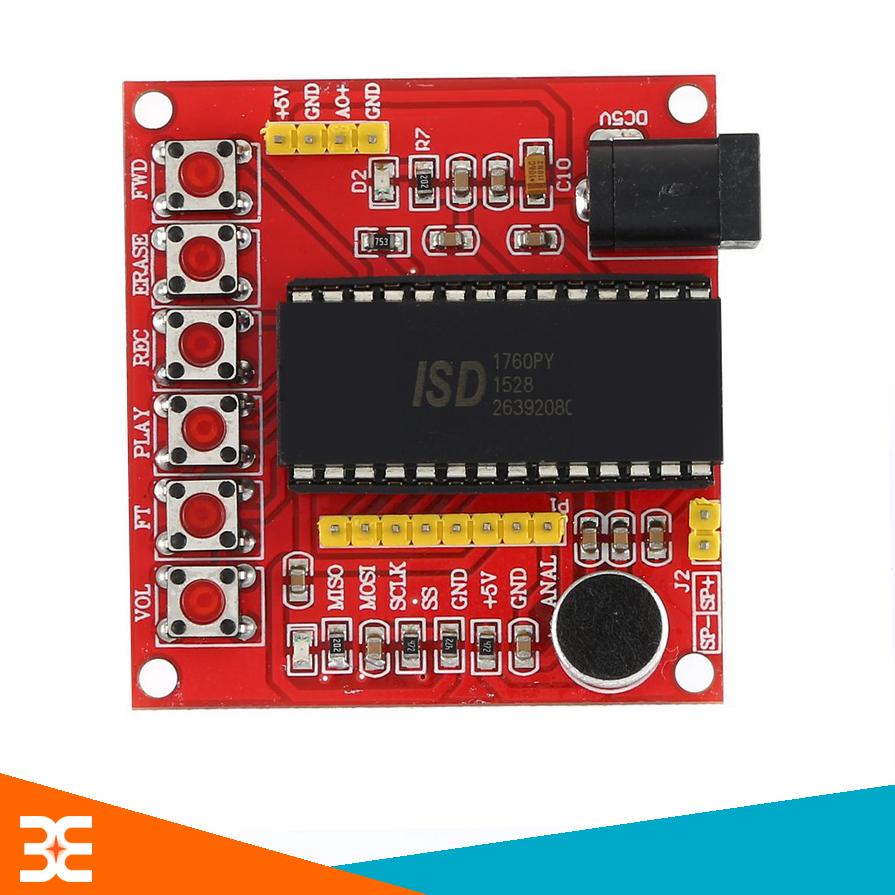 Module ISD1760 Thu Âm Thanh - Phát Âm Thanh 75s