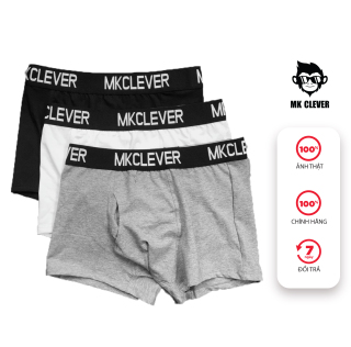 Set boxer 3 quần sịp đùi nam MK Clever - Cotton thoáng mát co dãn 4 chiều, thấm hút mồ hôi và cực kỳ thoáng khí SBM016 thumbnail