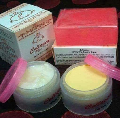 Bộ Kem Nám, Tàn Nhang Collagen Plus Vit E