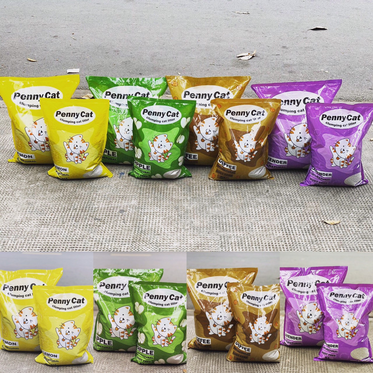 [HCM]Cát vệ sinh cho mèo Penny Cat 5L (4 mùi hương)