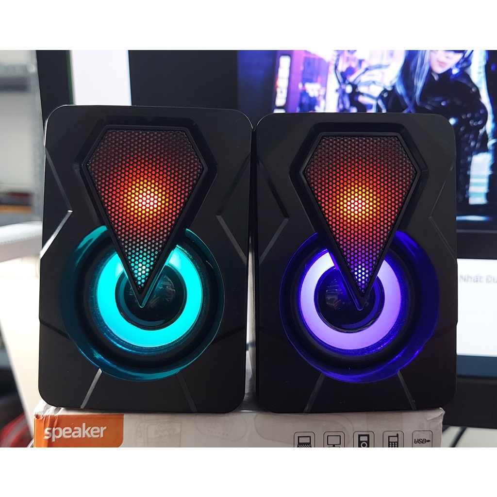 Loa Mini Máy Vi Tính Laptop 2.0 LeerFei E-1046