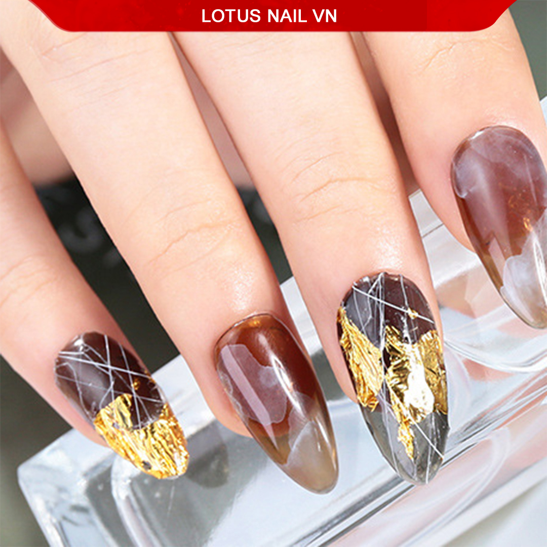 Set foil dán móng, foil nail trang trí móng