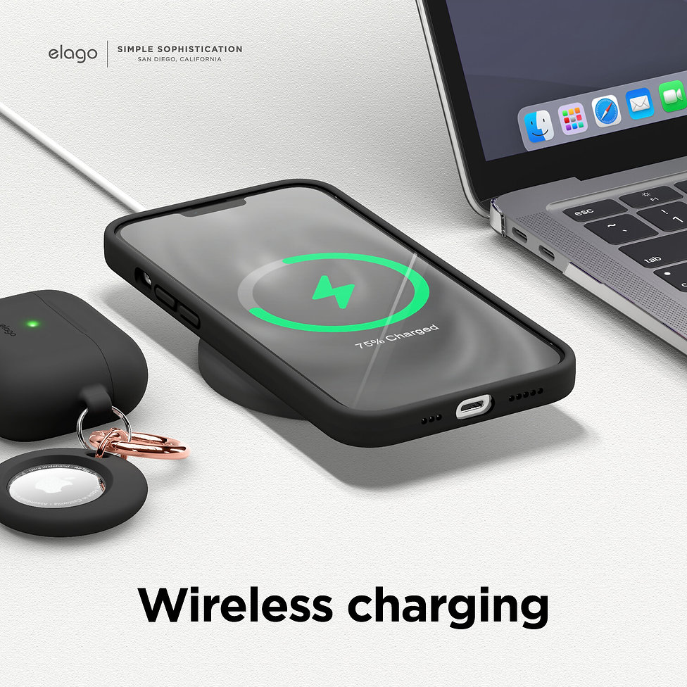 Ốp lưng chính hãng Elago Soft Silicone cao cấp cho iPhone 13