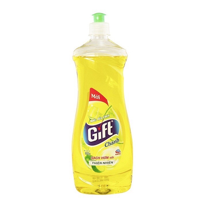 [HCM]Nước rửa chén hương chanh và trà xanh( 800 ml)