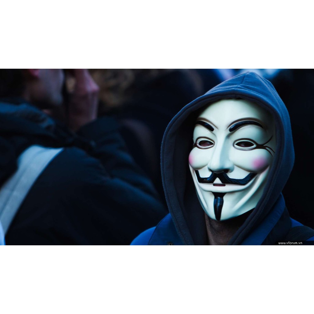 - mặt nạ hacker vàng bạc cao cấp