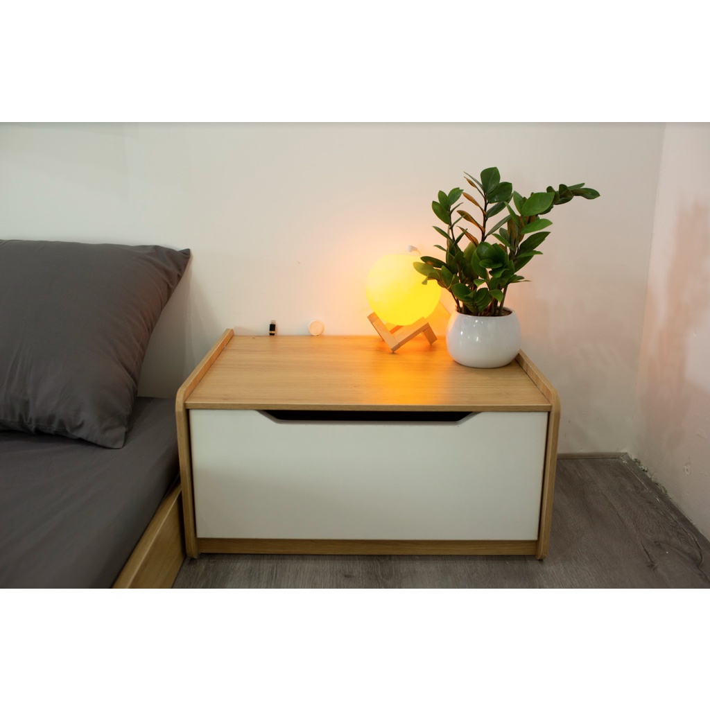 Tab đầu giường thông minh gỗ MDF Cao Cấp