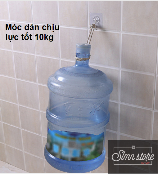 [HCM]Móc dán tường siêu dính 6x6cm. COMBO 50 móc
