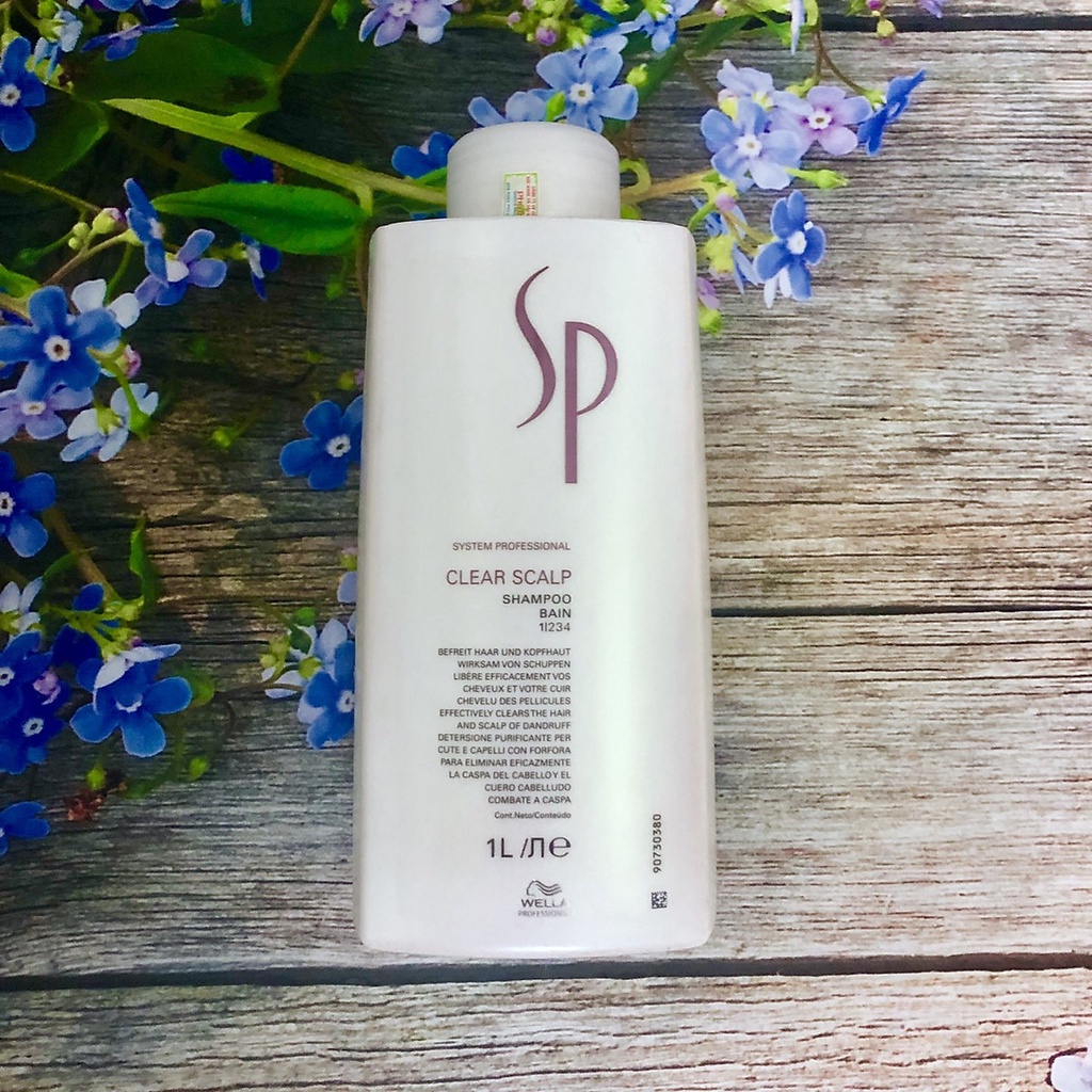 Wella SP System Professional Balance Scalp Shampoo prevents hair loss and balances scalp moisture