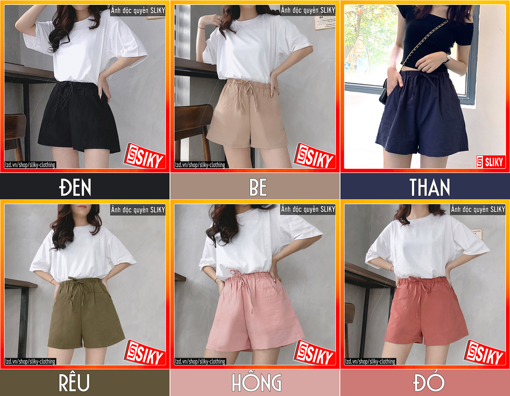 Quần short đũi nữ - Quần short nữ - SD01