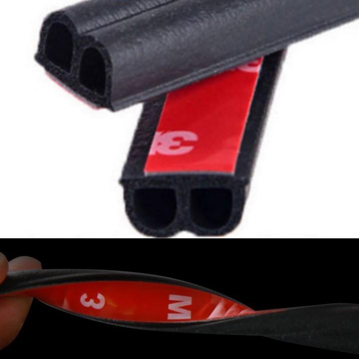 Gioăng chữ b nẹp cửa ô tô chống ồn chống bụi cuộn 15m