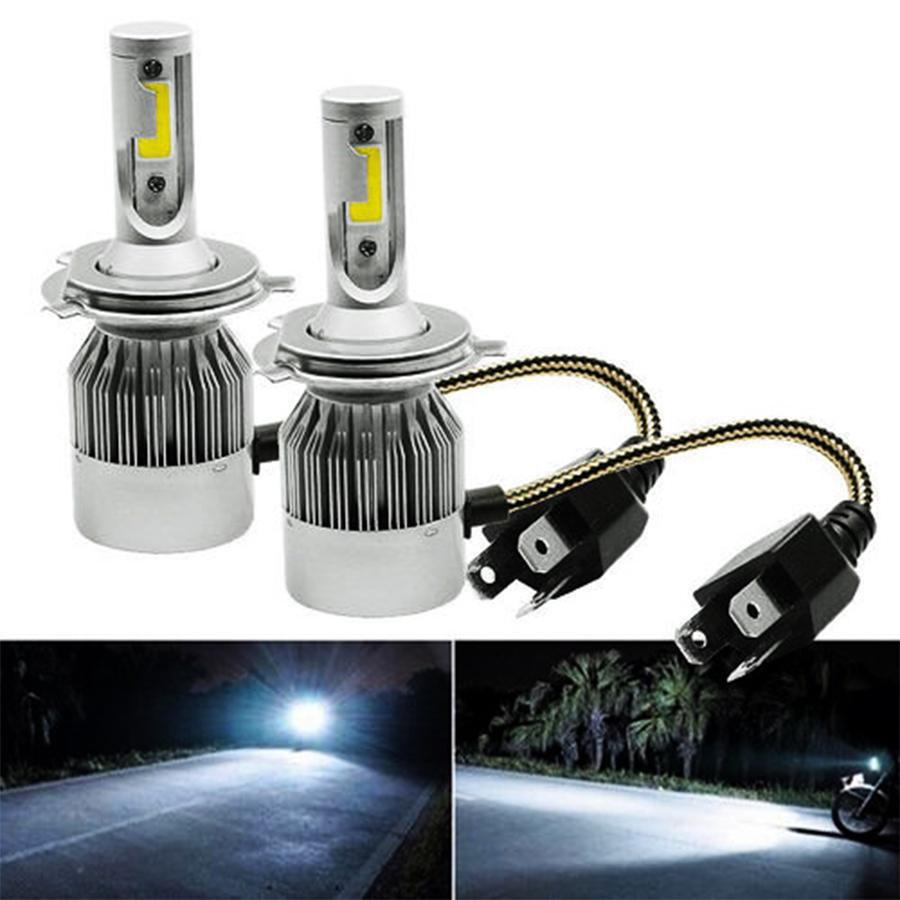 Đèn pha led C6-2tim H4 36w ( Giá 1 bóng)