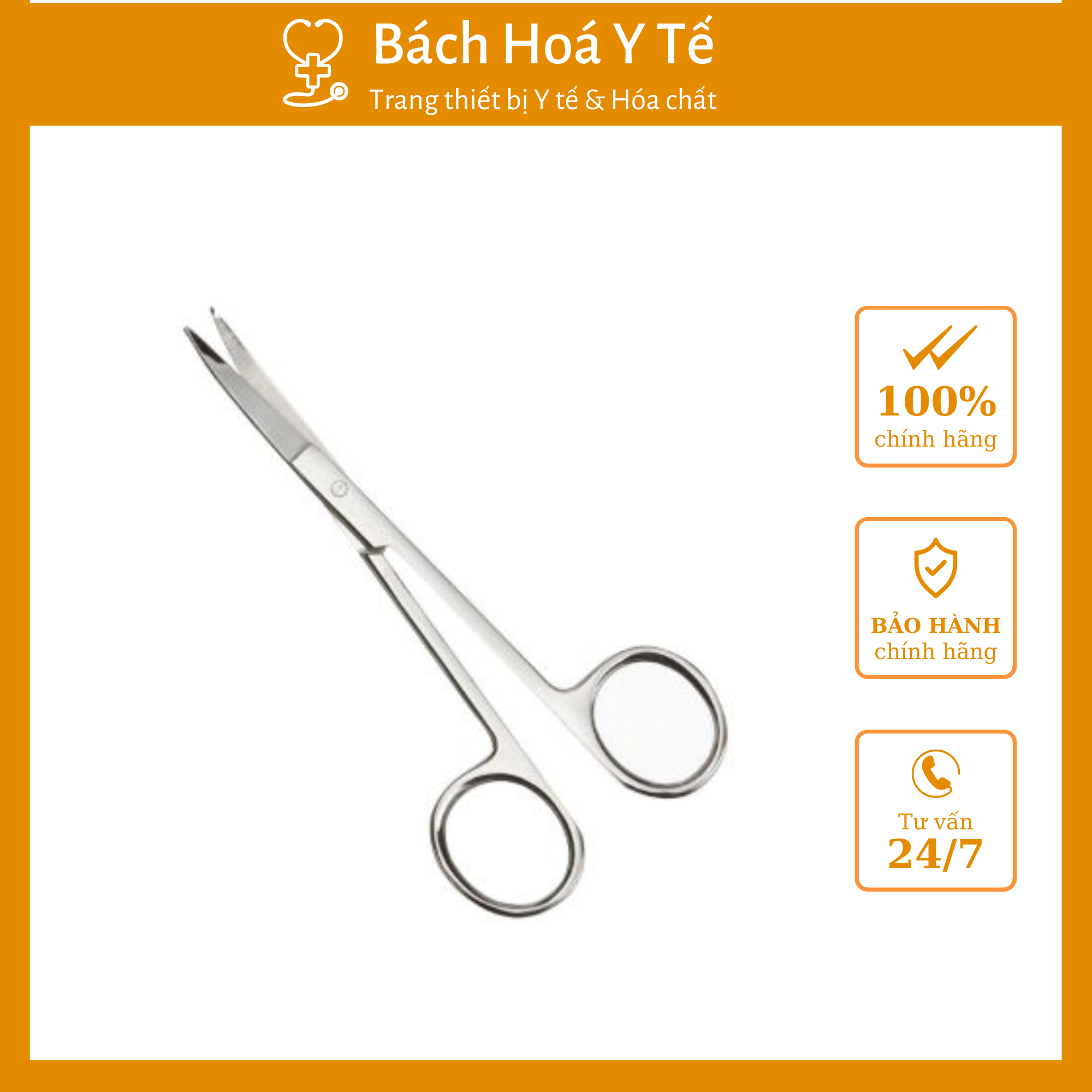 Kéo cắt chỉ thẳng 10,5 cm