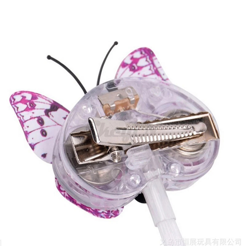Kẹp Tóc Hình Con Bướm Có Đèn Led Phát Sáng