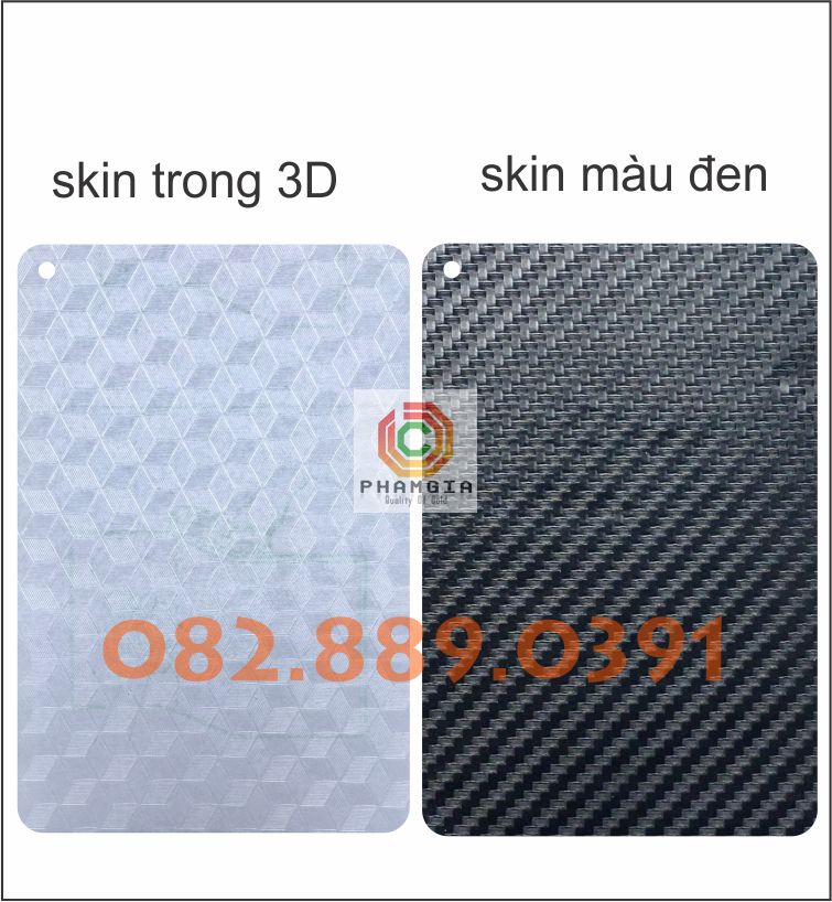 Miếng dán mặt lưng skin carbon iPad mini 2 3 4 5