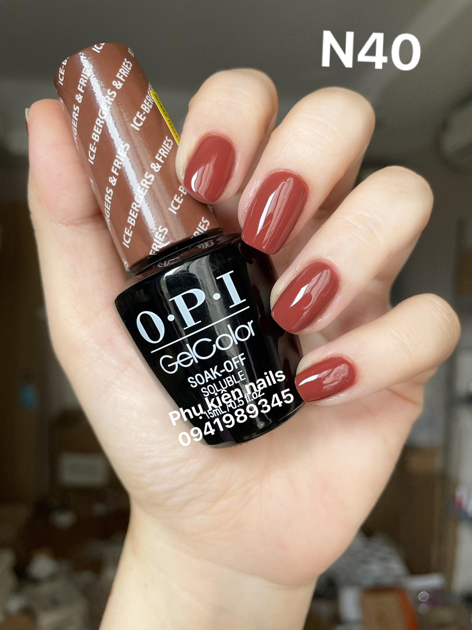 Sale 50% Sơn Móng Tay -Sơn Gel Hơ Máy Opi (GCN40)