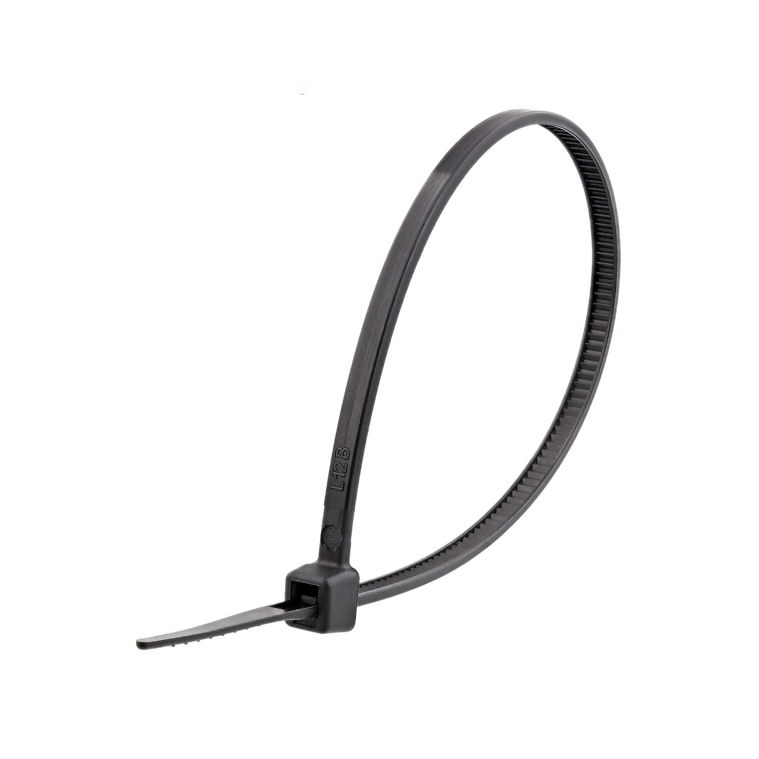 10cm - Bịch 100 chiếc dây thít nhựa màu đen