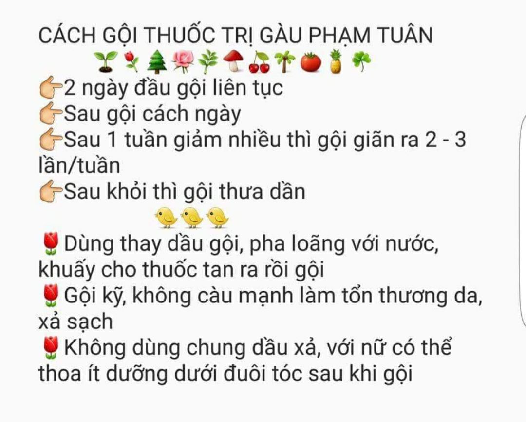 [ BIG SALE ] 5 lọ DẦU GỘI CHO TÓC GÀU và NẤM DA ĐẦU PT