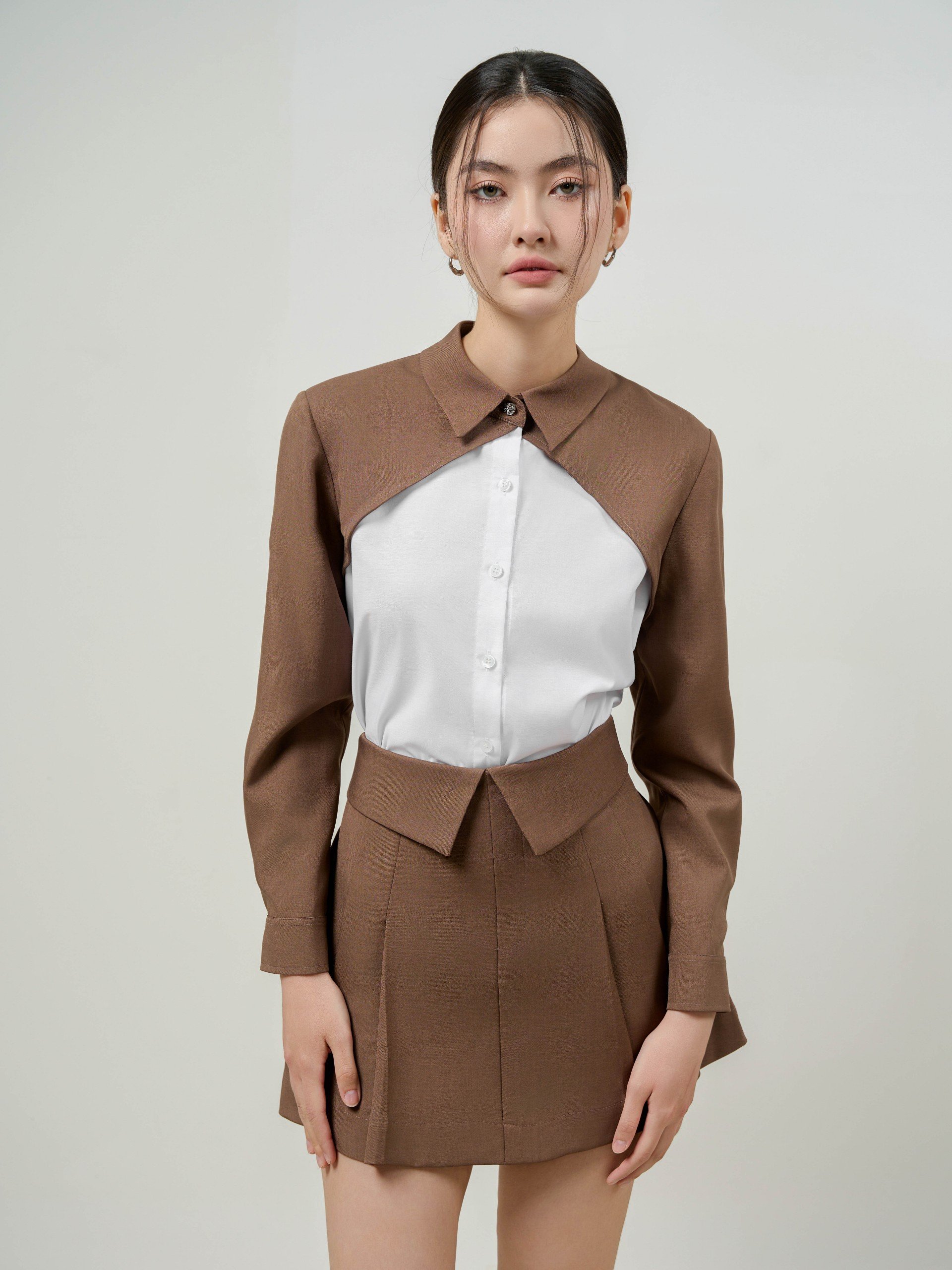 D.CHIC Quần váy xếp ly 2 bên MS: 481702