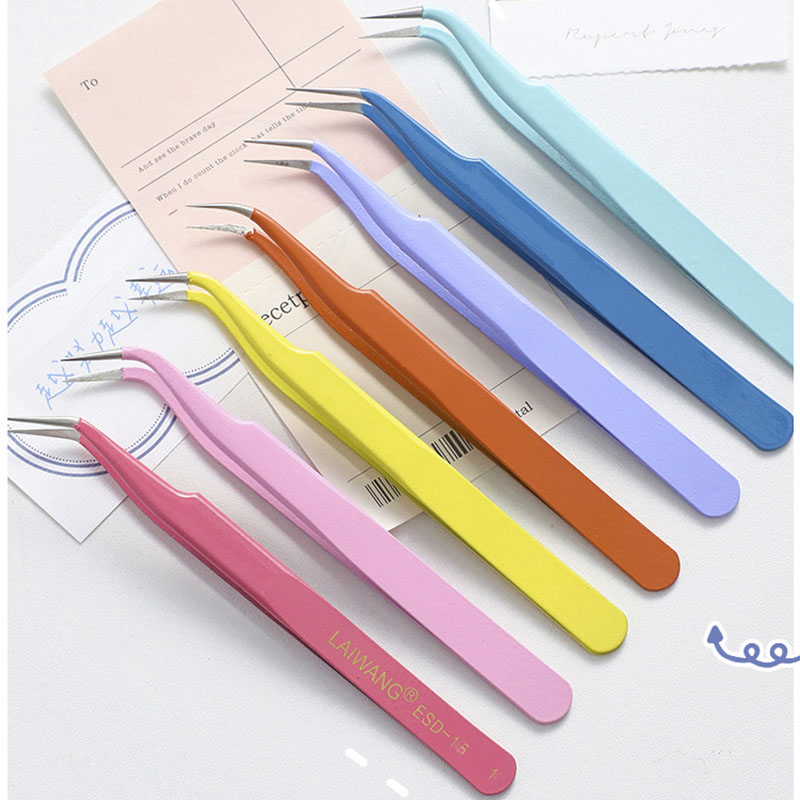 Nhíp Gắp Sticker, Linh Kiện Nhỏ Màu Macaron, Nhíp Cầm Gắp Đa Năng- VPP Tuệ Minh