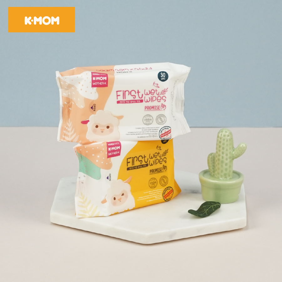 KHĂN ƯỚT CAO CẤP K-MOM HÀN QUỐC (30C)