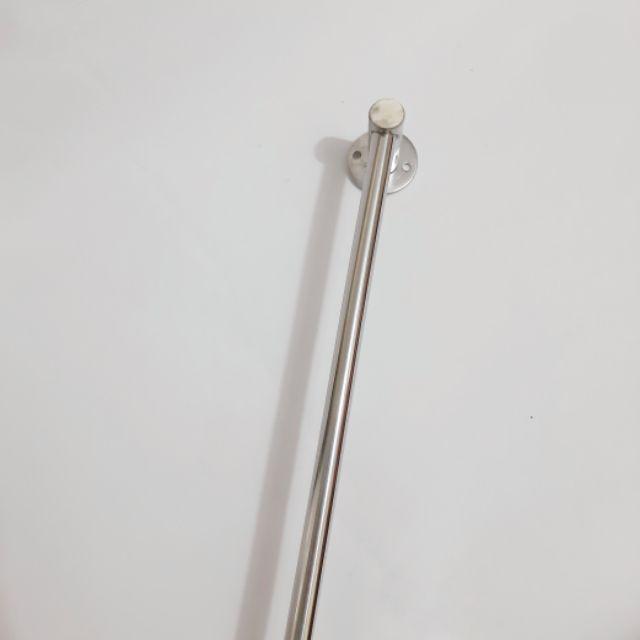Cây máng khăn phòng tắm inox dài 80cm, 1m