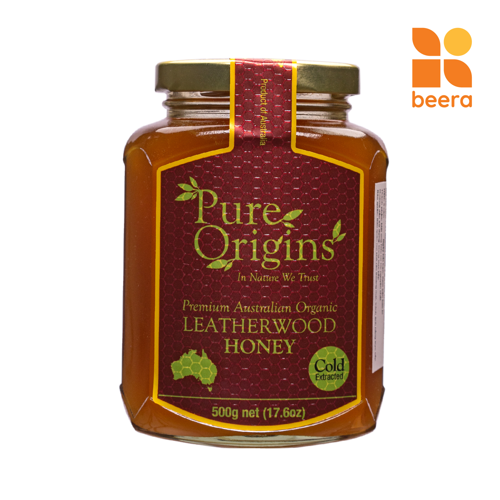Mật Ong Nguyên Chất Leatherwood Pure Origins Beera hỗ trợ giảm ho, tiêu đờm