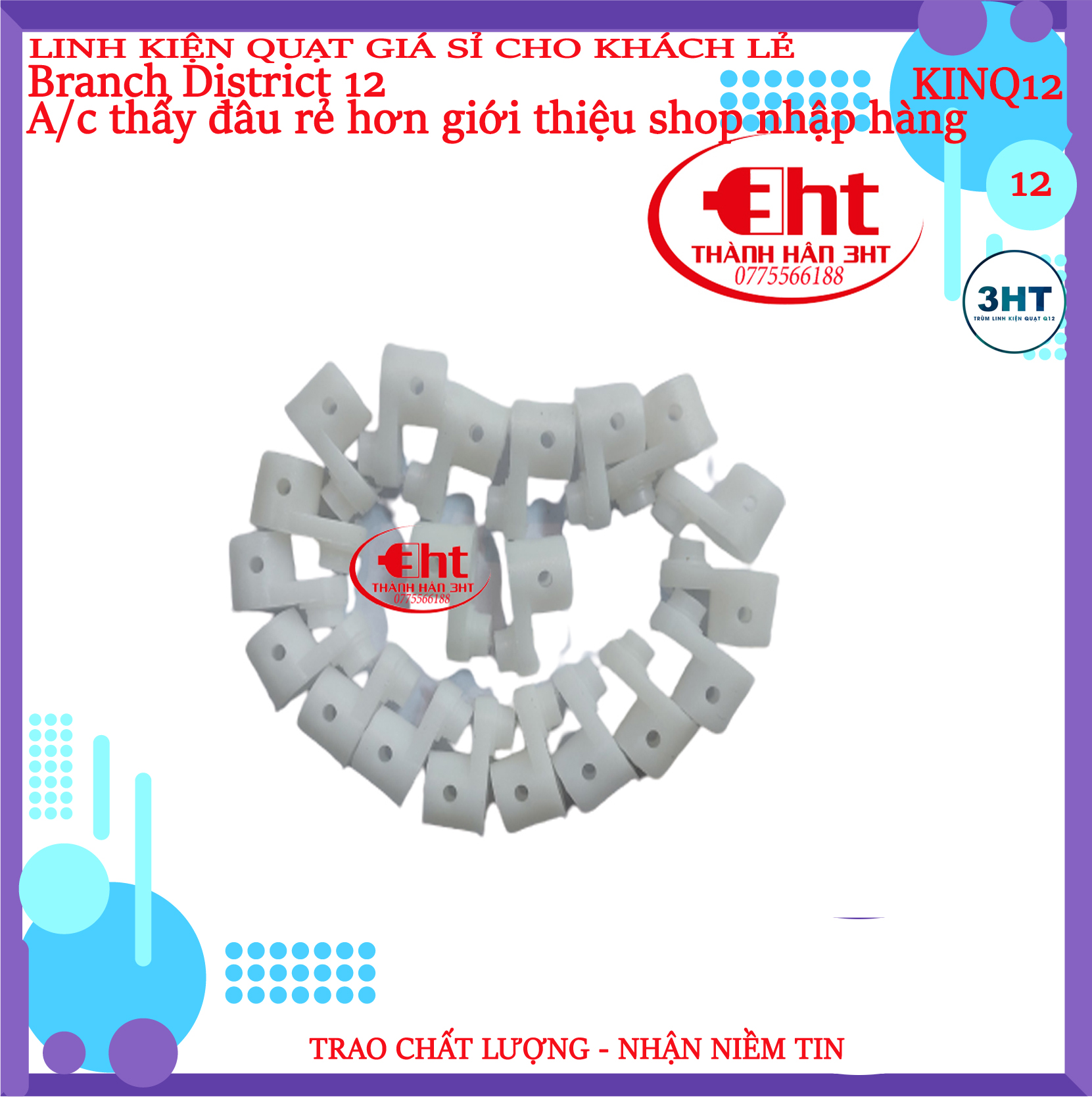 Gù quạt cho nhông đảo - quạt treo