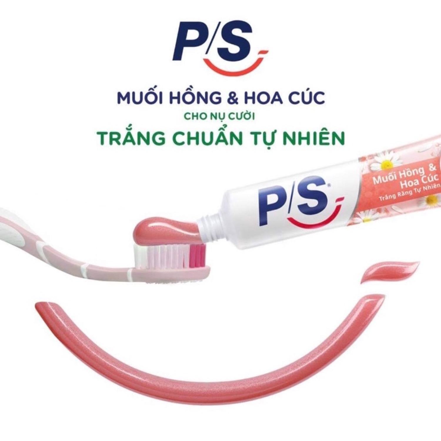 Kem đánh răng P/S Muối Hồng & Hoa Cúc 230g/hộp