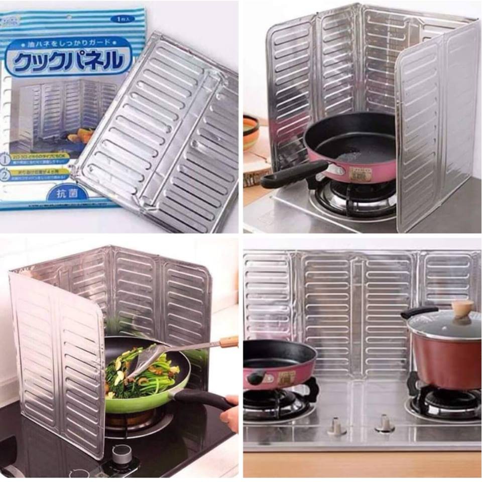 Tấm chắn dầu mỡ cho nhà bếp tiện dụng, Tấm Chắn Chống Dầu Mỡ Và Gió Cho Bếp Ga