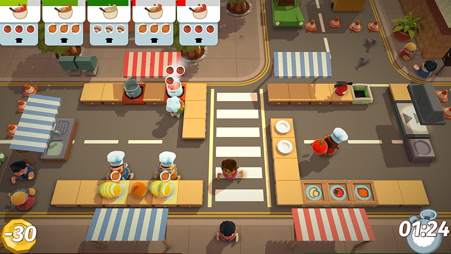 Đĩa game Overcooked : Gourmet Edition - Game Xbox One