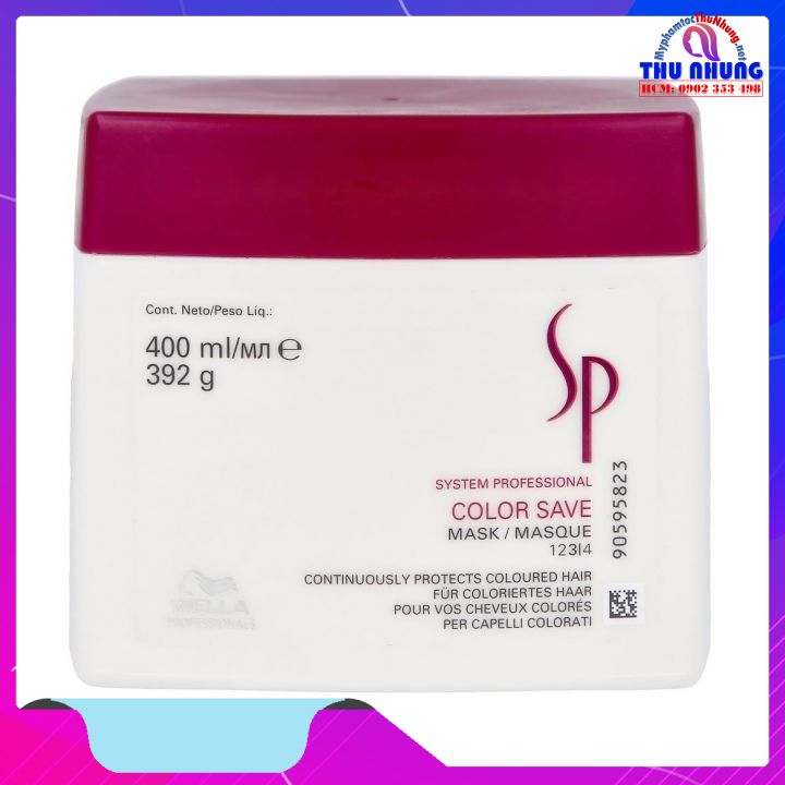 [HCM]Mặt nạ giữ màu tóc nhuộm SP Wella Color Save 400ml