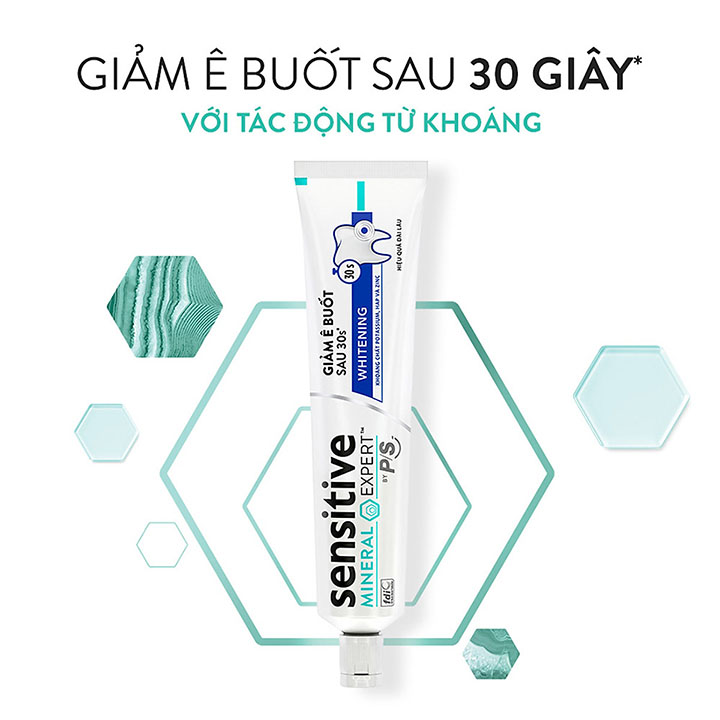 Kem Đánh Răng Sensitive Expert By P/S Whitening Trắng Răng 100g