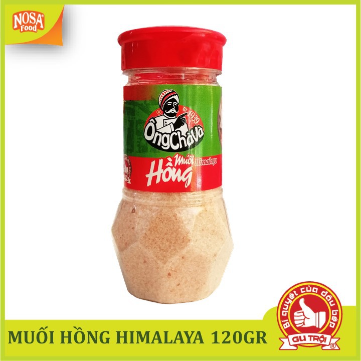 MUỐI HỒNG HIMALAYA ÔNG CHÀ VÀ 120GR