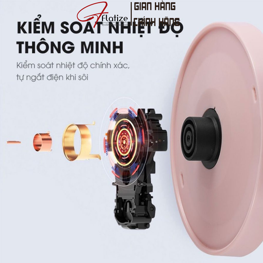 Bình đun siêu tốc Cuckoo, ấm siêu tốc, ấm điện GD-ST20, 2,5l - FLATIZE