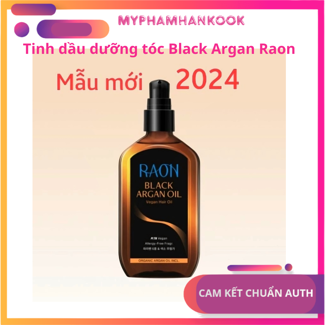 [cam kết chuẩn Auth] Tinh Dầu Argan Dưỡng Tóc Black Argan Oil