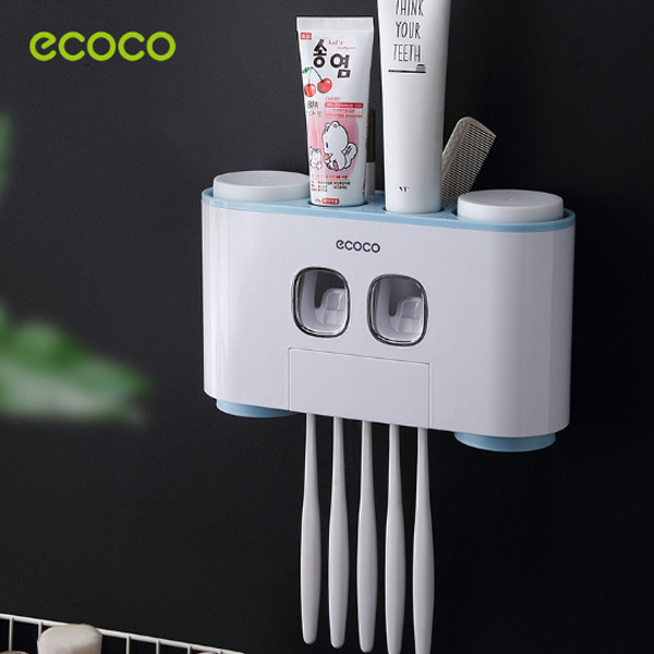 Kệ nhả kem tự động kèm để bàn chải đánh răng Ecoco-E1802