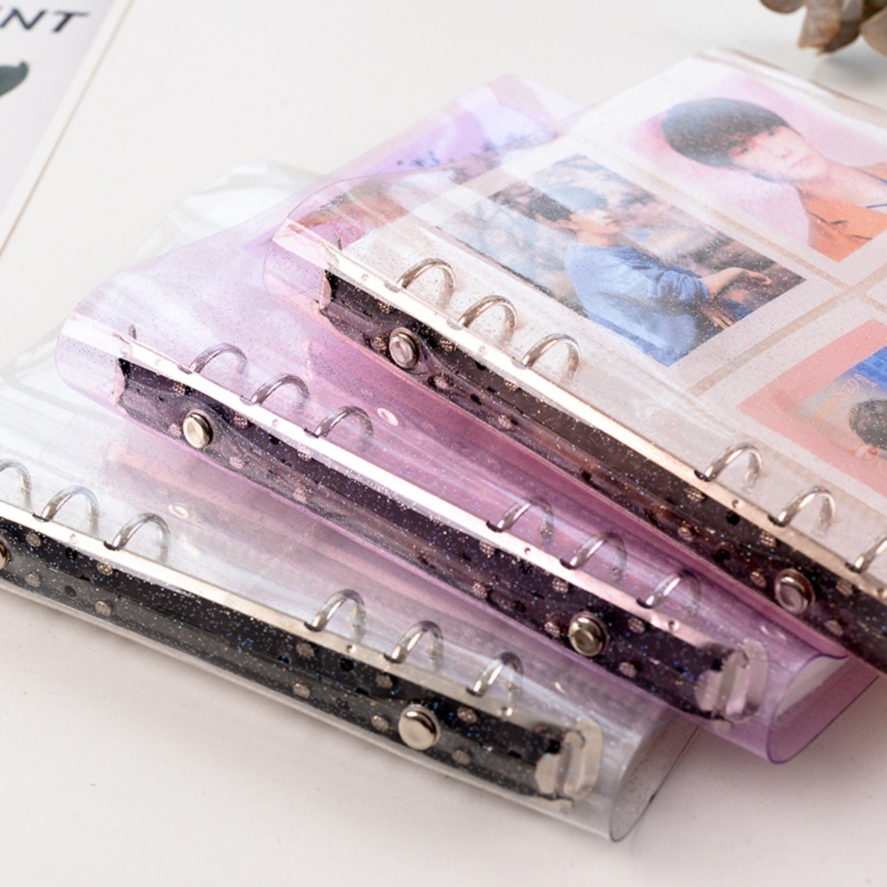 Binder bling đựng card (binder + 25 sheet đựng 200 card)